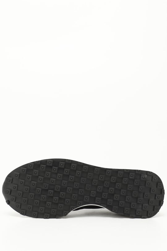 Erkek Siyah Bağcıklı Hakiki Deri Sneaker