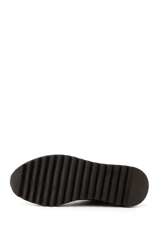 Erkek Taba Hakiki Deri Bağcıklı Sneaker