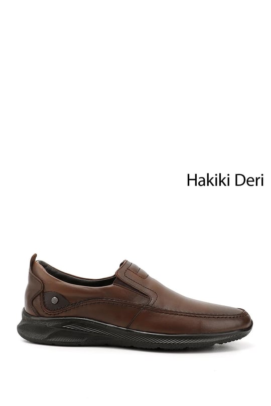 Erkek Taba Hakiki Deri Comfort Ayakkabı