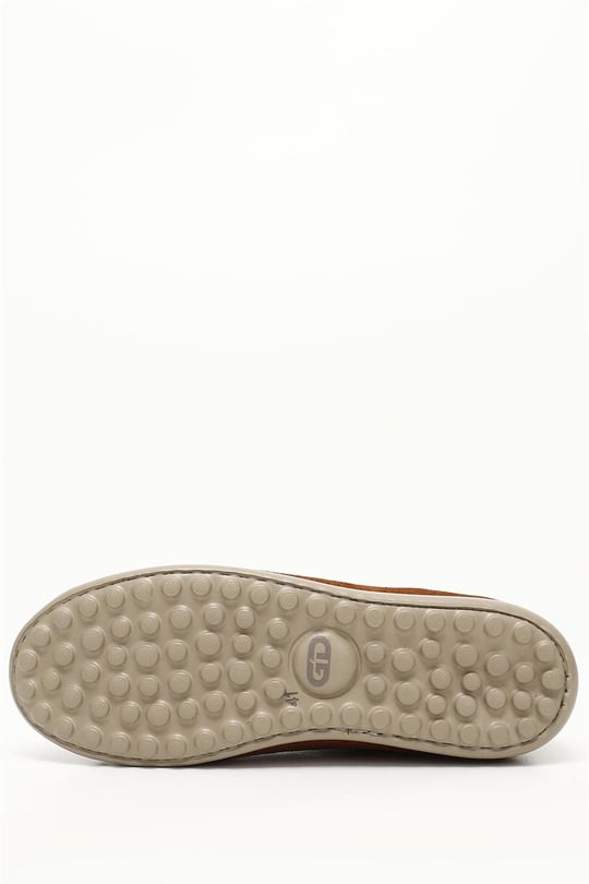 Erkek Taba Süet Bağcıklı Hakiki Deri Comfort Sneaker