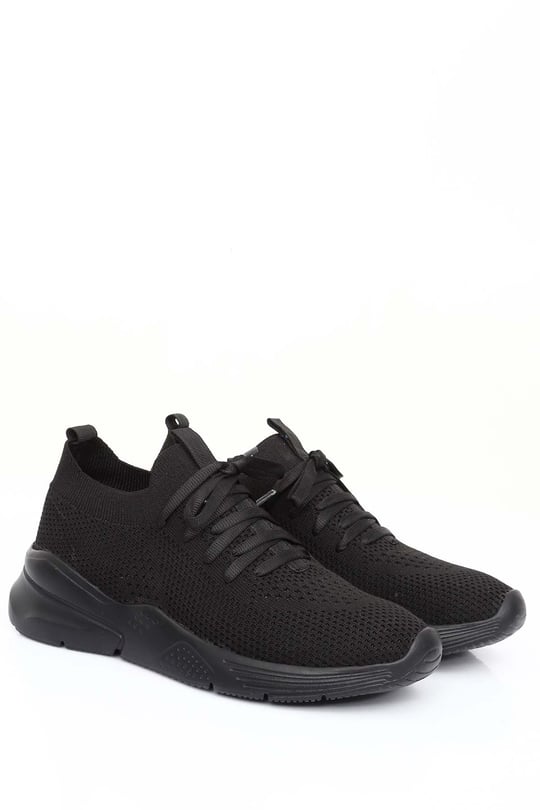 Gön Bağcıklı Spor Kadın Triko Sneaker 34450