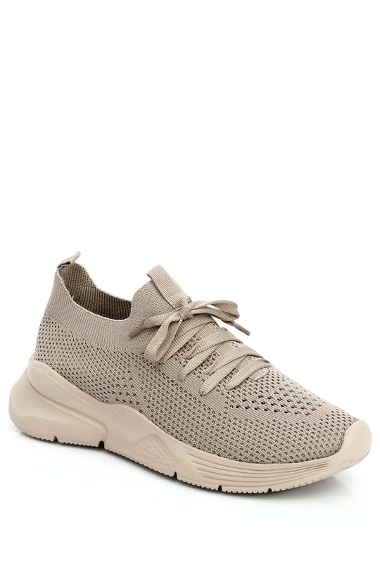 Gön Bağcıklı Spor Kadın Triko Sneaker 34450