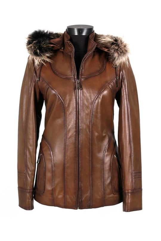Gön Deri Kadın Mont D4508