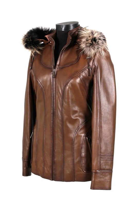 Gön Deri Kadın Mont D4508