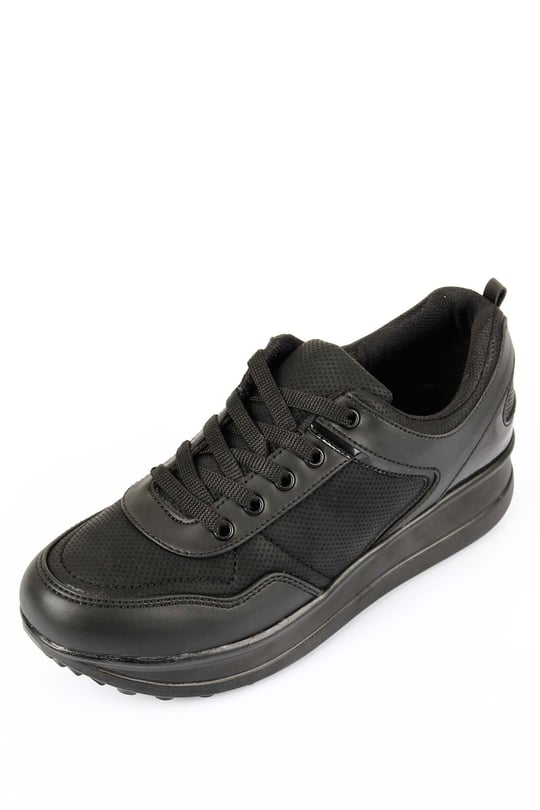 Gön Dolgu Taban Bağcıklı Spor Kadın Sneaker 34718