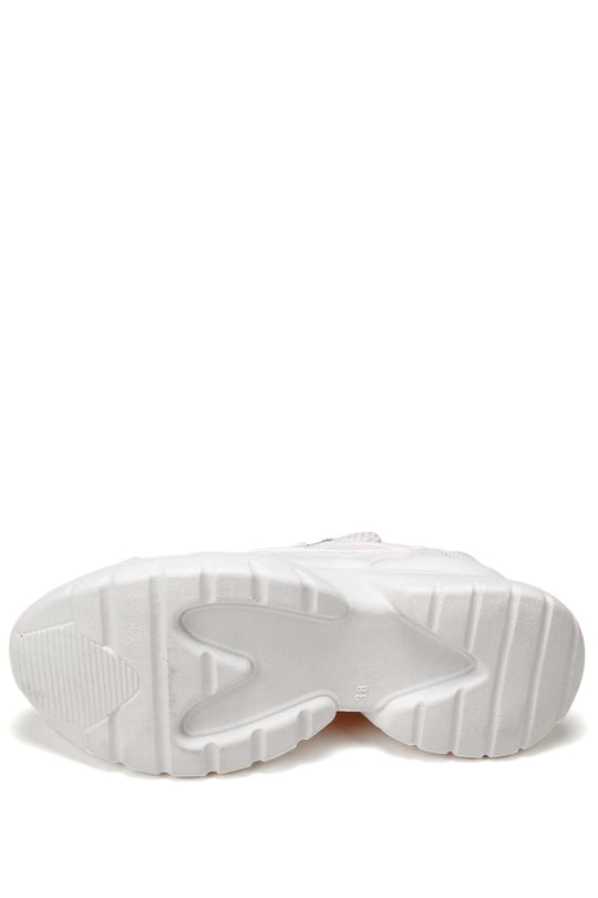 Gön Dolgu Taban Bağcıklı Spor Kadın Sneaker 37116