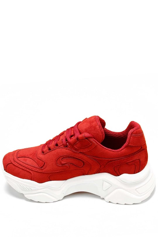 Gön Dolgu Taban Bağcıklı Spor Kadın Sneaker 37117