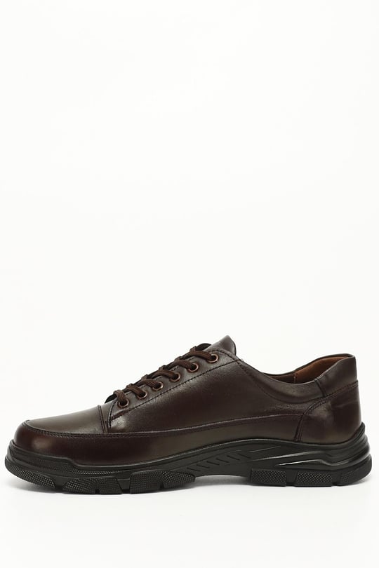 Gön Hakiki Deri Bağcıklı Erkek Günlük Sneaker  01963