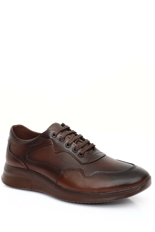 Gön Hakiki Deri Bağcıklı Günlük Erkek Sneaker 00011
