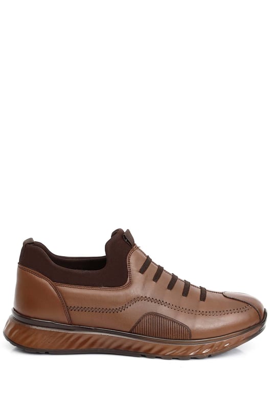Gön Hakiki Deri Jel Tabanlıklı Erkek Günlük Sneaker 01440