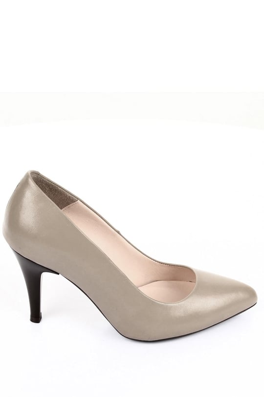 Gön Hakiki Deri Sivri Burun İnce Yüksek Topuklu Stiletto Kadın Ayakkabı 22354