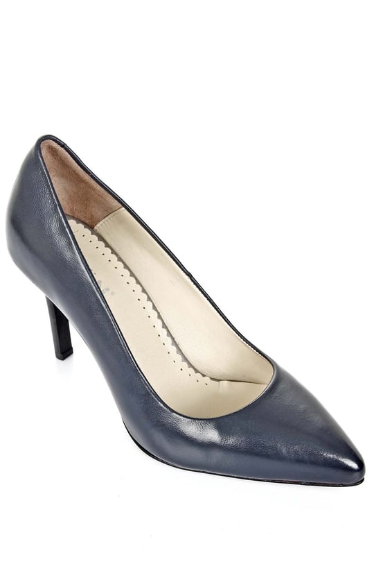 Gön Hakiki Deri Sivri Burun Yüksek İnce Topuklu Stiletto Kadın Ayakkabı 24127