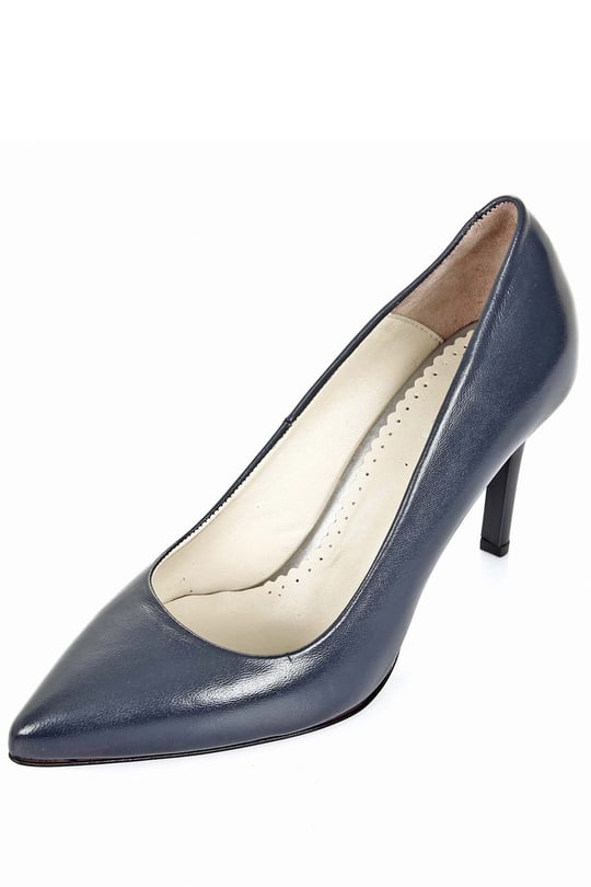 Gön Hakiki Deri Sivri Burun Yüksek İnce Topuklu Stiletto Kadın Ayakkabı 24127