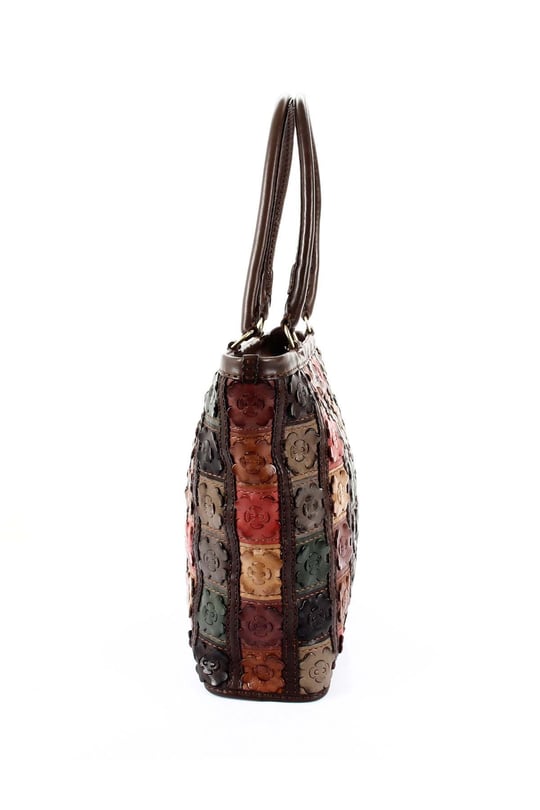 Gön Handmade Deri Omuz Çantası (Flora) GNHANDMD20063 B0063 