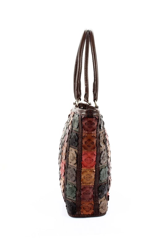 Gön Handmade Deri Omuz Çantası (Flora) GNHANDMD20063 B0063 