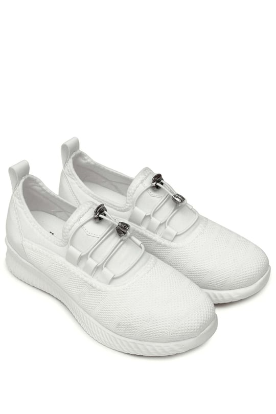 Gön Kadın Bağcıklı Kumaş Günlük Sneaker 40822