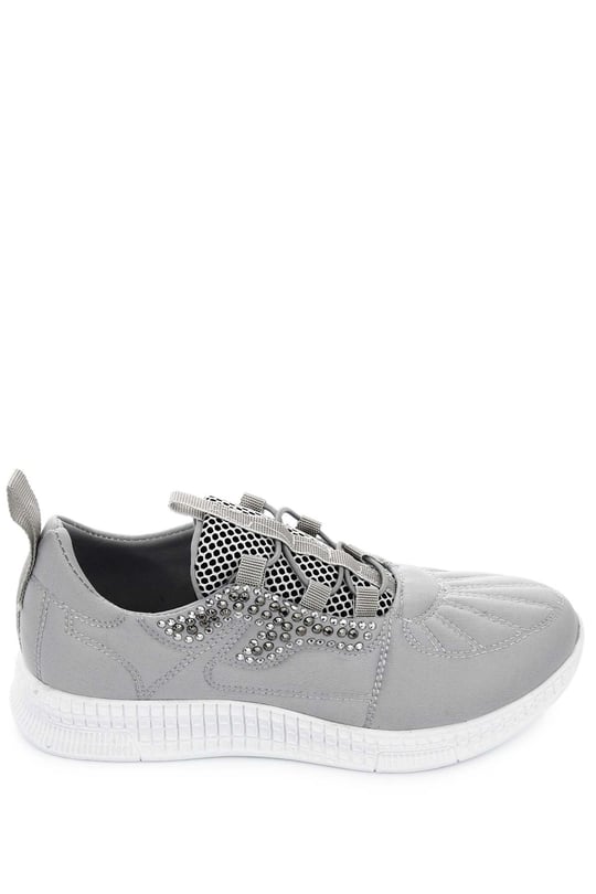 Gön Kadın Bağcıklı Kumaş Günlük Sneaker 37190
