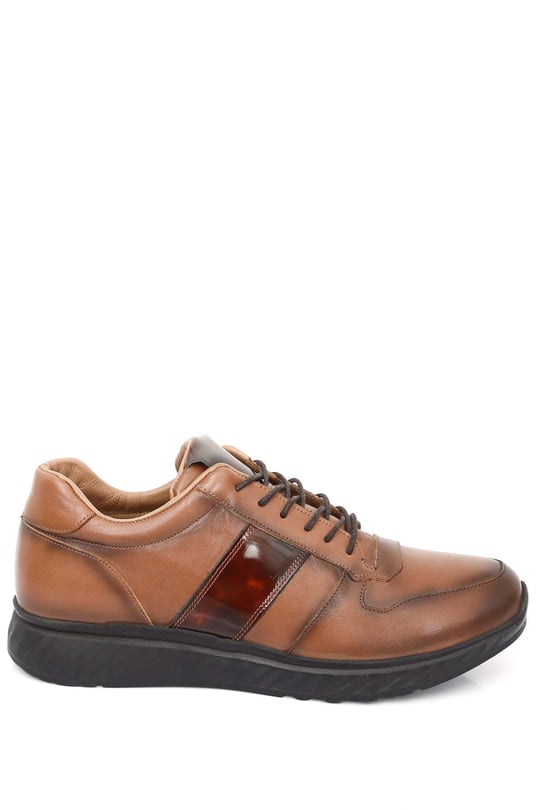 Gön Platinum Hakiki Deri Bağcıklı Erkek Sneaker 34690