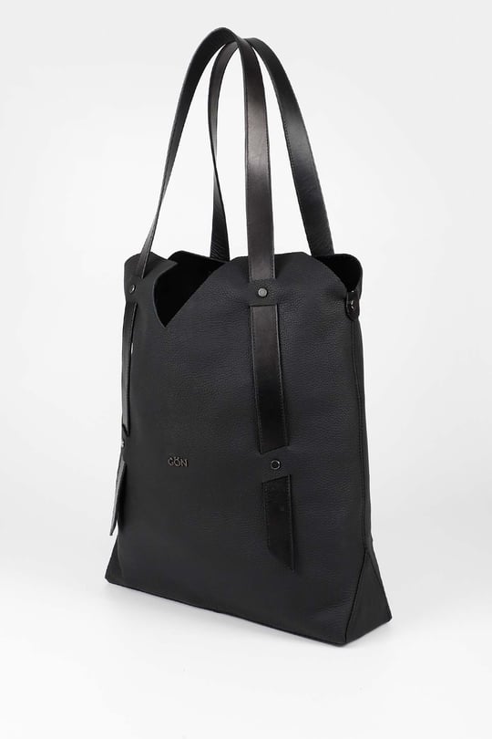 Gön Platinum Hakiki Deri Büyük Boy Kadın Shopper Bag B6620