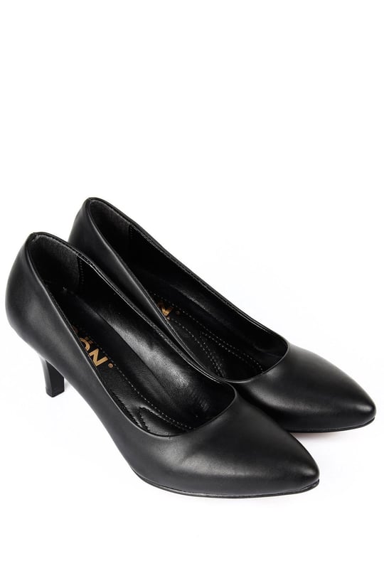 Gön Sivri Burun Orta İnce Topuklu Stiletto Kadın Ayakkabı 37140