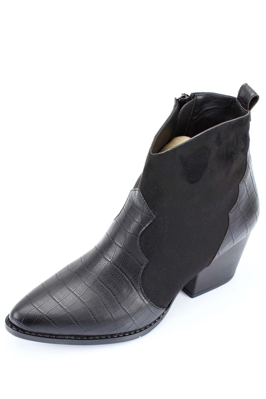 Gön Sivri Burun Topuklu Fermuarlı Kadın Günlük Bot 38504