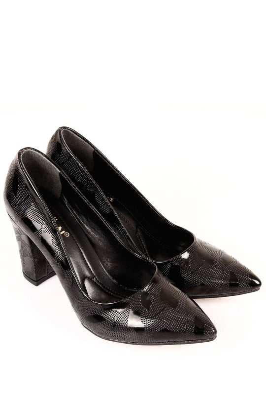 Gön Sivri Burun Yüksek Kalın Topuklu Stiletto Kadın Ayakkabı 30707
