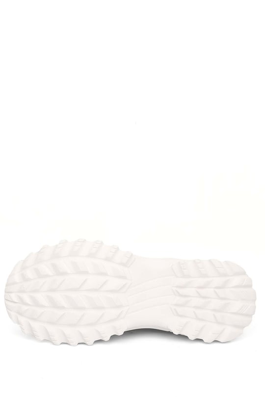 Gön Yuvarlak Burun Dolgu Taban Taşlı Kadın Sneaker 35102