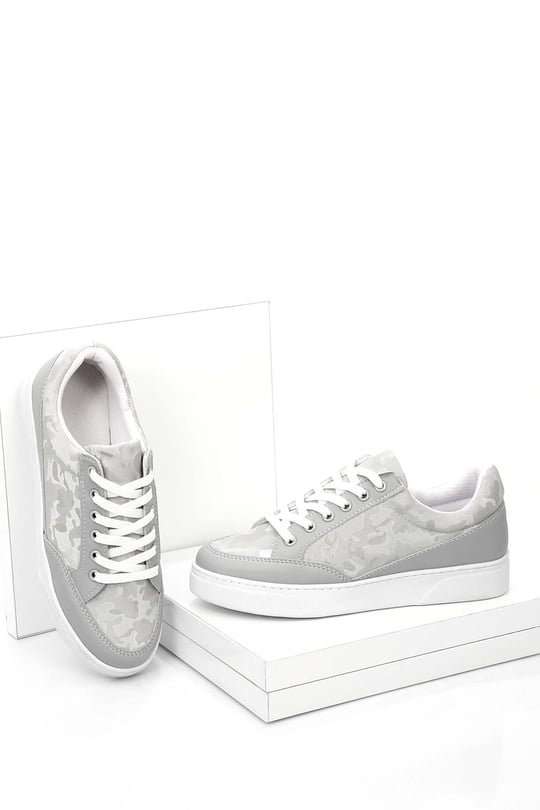 Gön Yuvarlak Burun Düz Taban Kadın Sneaker 35115