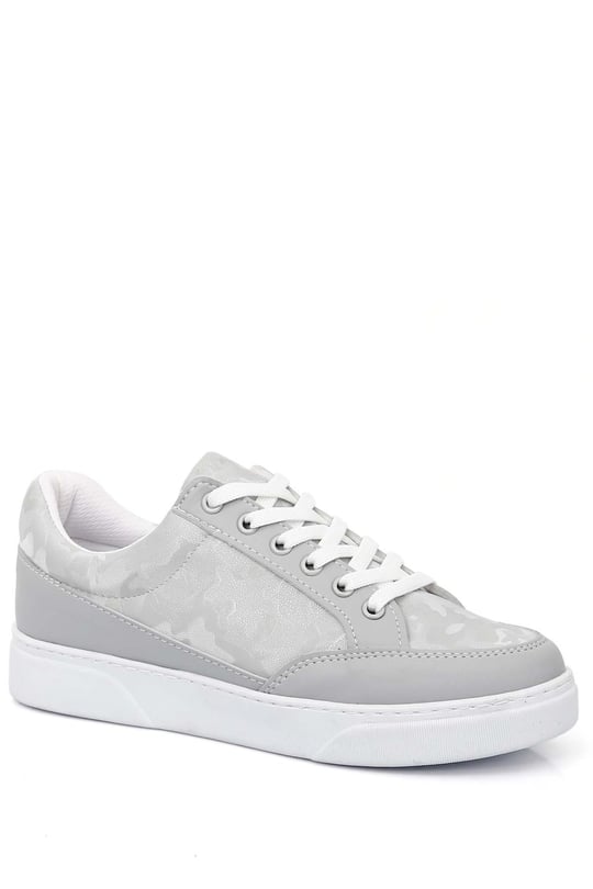 Gön Yuvarlak Burun Düz Taban Kadın Sneaker 35115