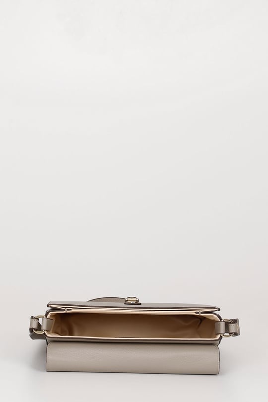 Gon Platinum Genuine Leather Medium Size Women's Shoulder Bag Q8254