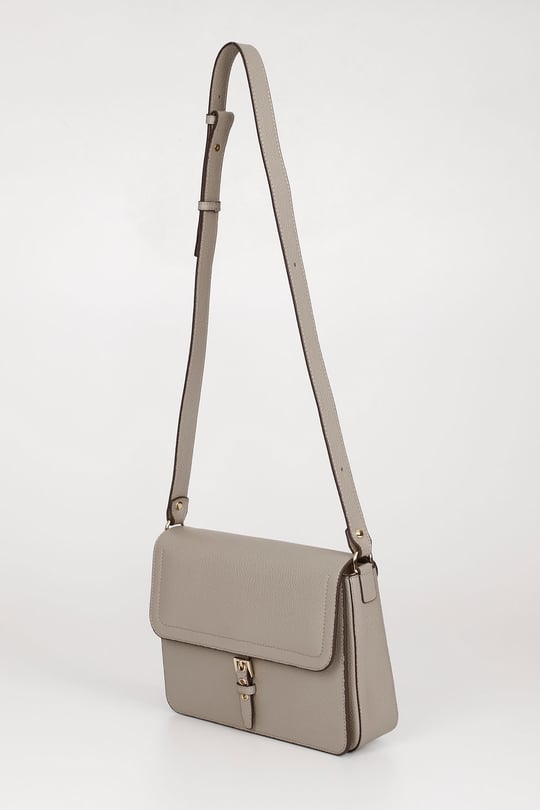 Gon Platinum Genuine Leather Medium Size Women's Shoulder Bag Q8254