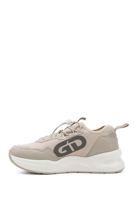 Kadın Nude Dolgu Taban Triko Comfort Sneaker