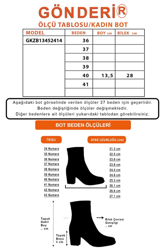 Kadın Nude Fermuarlı Termo Taban Hakiki Deri Postal Bot