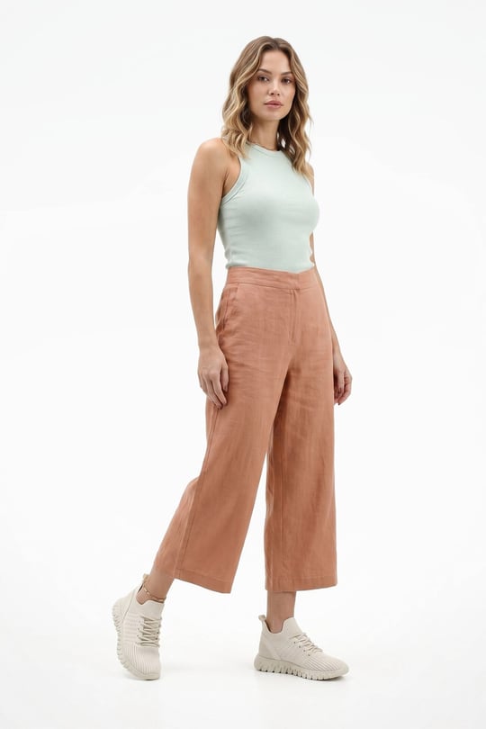 Kadın Nude Triko Bağcıklı Memory Foam Tabanlıklı Comfort Sneaker