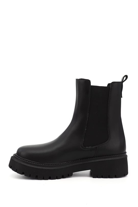 Women's Brown Zippered Pointed Toe Thick Heel Boots