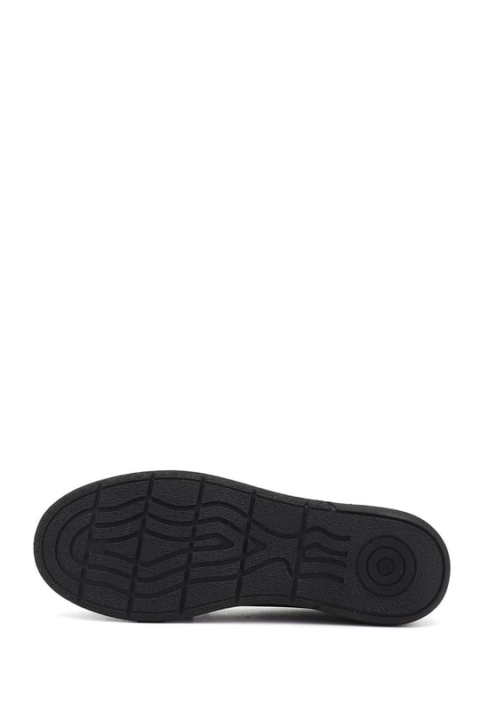 Kadın Siyah Rok Hakiki Deri Comfort Loafer