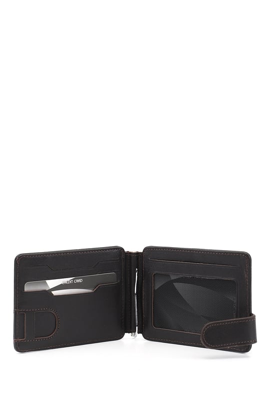 Kahverengi Hakiki Deri Unisex Kartlık
