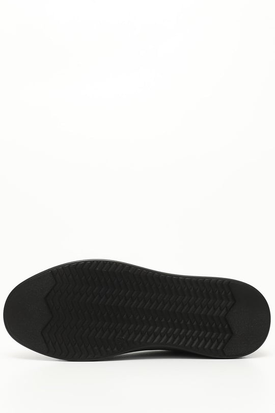 Lacivert Antik Gön Hakiki Deri Yuvarlak Burun Bağcıklı Günlük Erkek Sneaker 01144