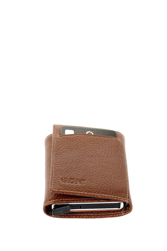 Taba Antik Gön Hakiki Deri Unisex Mekanizmalı Cüzdan 06626