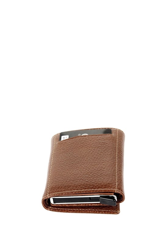 Taba Antik Gön Hakiki Deri Unisex Mekanizmalı Cüzdan 06626