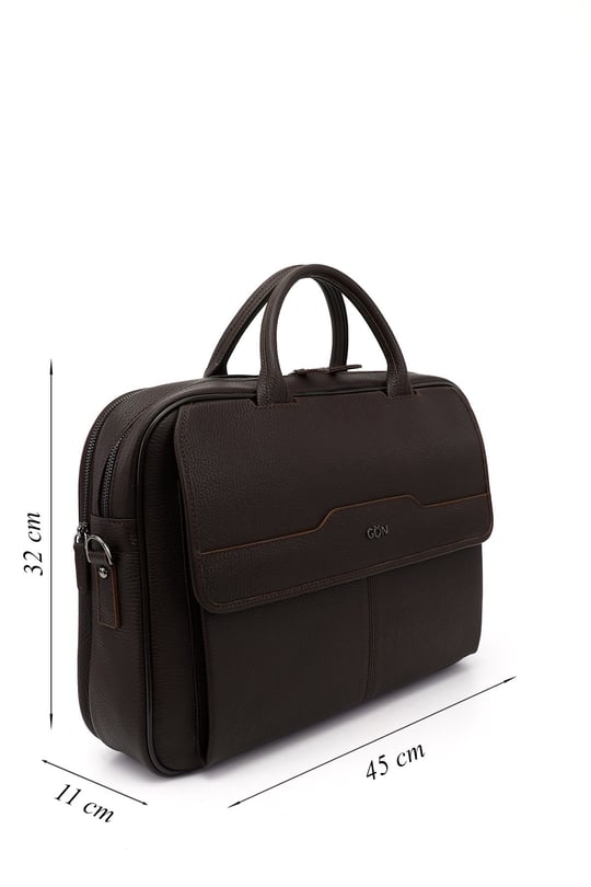 Gon Genuine Leather Unisex Large Size Briefcase B0623