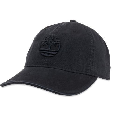 Timberland Cotton Canvas Baseball Cap apka Siyah