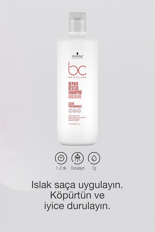 SCHWARZKOPF Bonacure BC Clean Acil Kurtarma Şampuanı 1000 ml | Farma Ucuz