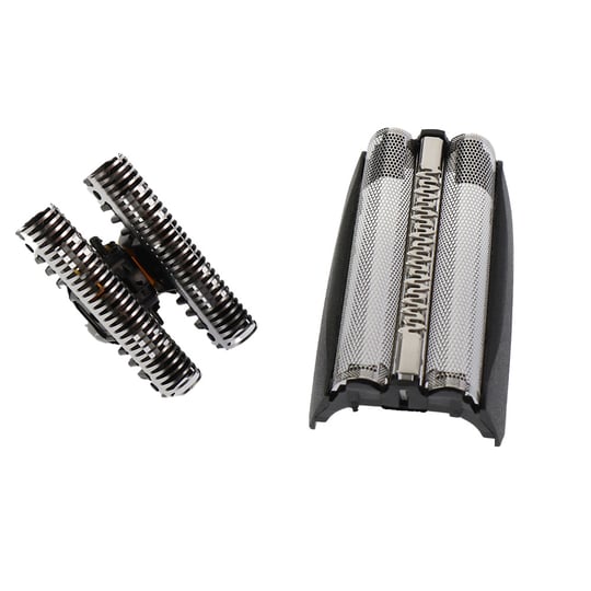 Braun Uyumlu 5791 FlexXPII Tıraş Makinesi 51B ve 51S Yedek Bıçak ve Elek Başlık Seti - 67091038