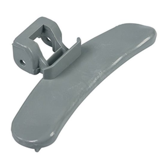 Samsung WF0508NYW Çamaşır Makinesi Kapak Mandal Tutamağı 6 KG GRİ