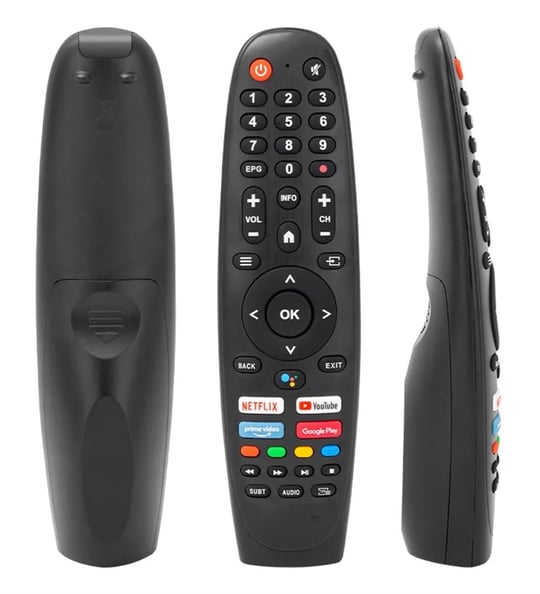 Onvo Uyumlu OV50F950 Netflix-Youtube-Prime Video Tuşlu Ses Komutsuz Lcd Led TV Kumanda