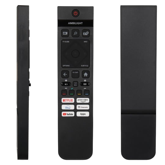 Philips Uyumlu 77OLED810/12 Ambilight Netflix Prime Video Youtube Tuşlu Lcd-Led Tv Kumandası