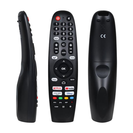 Strong Uyumlu ML55EW8000F Netflix, Youtube, Prime Video, Disney+ Tuşlu Ses Komutsuz LCD LED TV Kumandası
