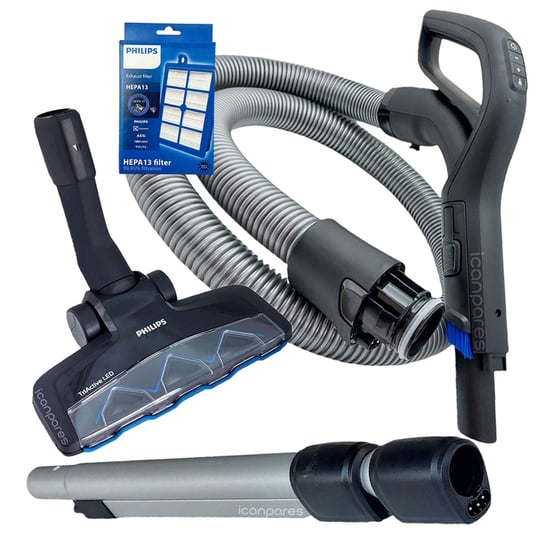 Philips XB 9185 Marathon Ultimate Elektrikli Süpürge Hortumu Emici Yer Başlığı Borusu Filtresi