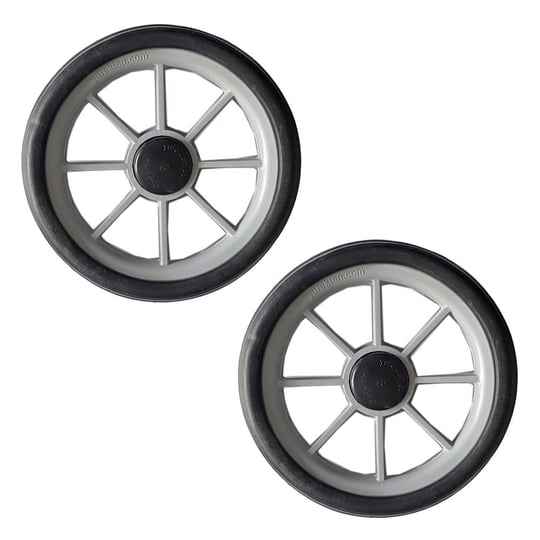 Tak Çıkar Pazar Araba Teker Geçmeli Bebek Arabası Tekerleği BEYAZ 19 CM 2 ADET